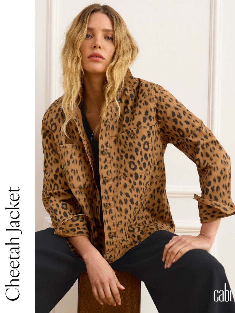 cabi Cheetah Jacket